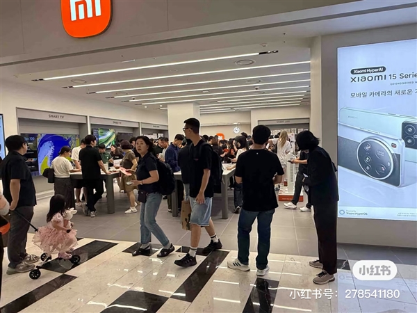 賭波：小米韓國大動作！首家小米之家開業 人山人海